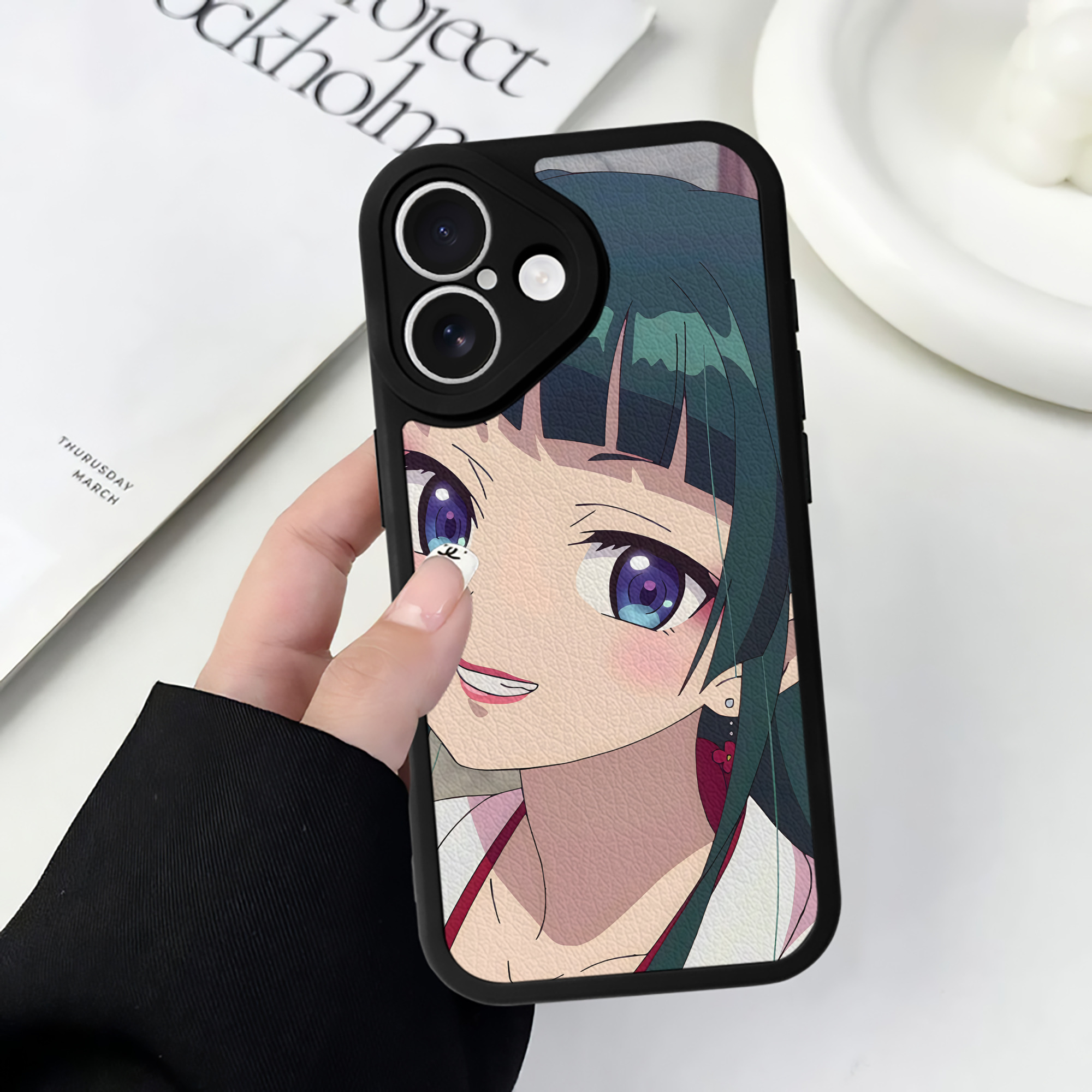 薬屋のひとりごと The Apothecary Diaries 【iPhone 16シリーズ対応】シリコンスマホケース（レザー調） 材質：シリコン